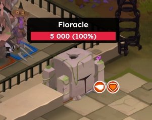 Le Floracle devant le cachot